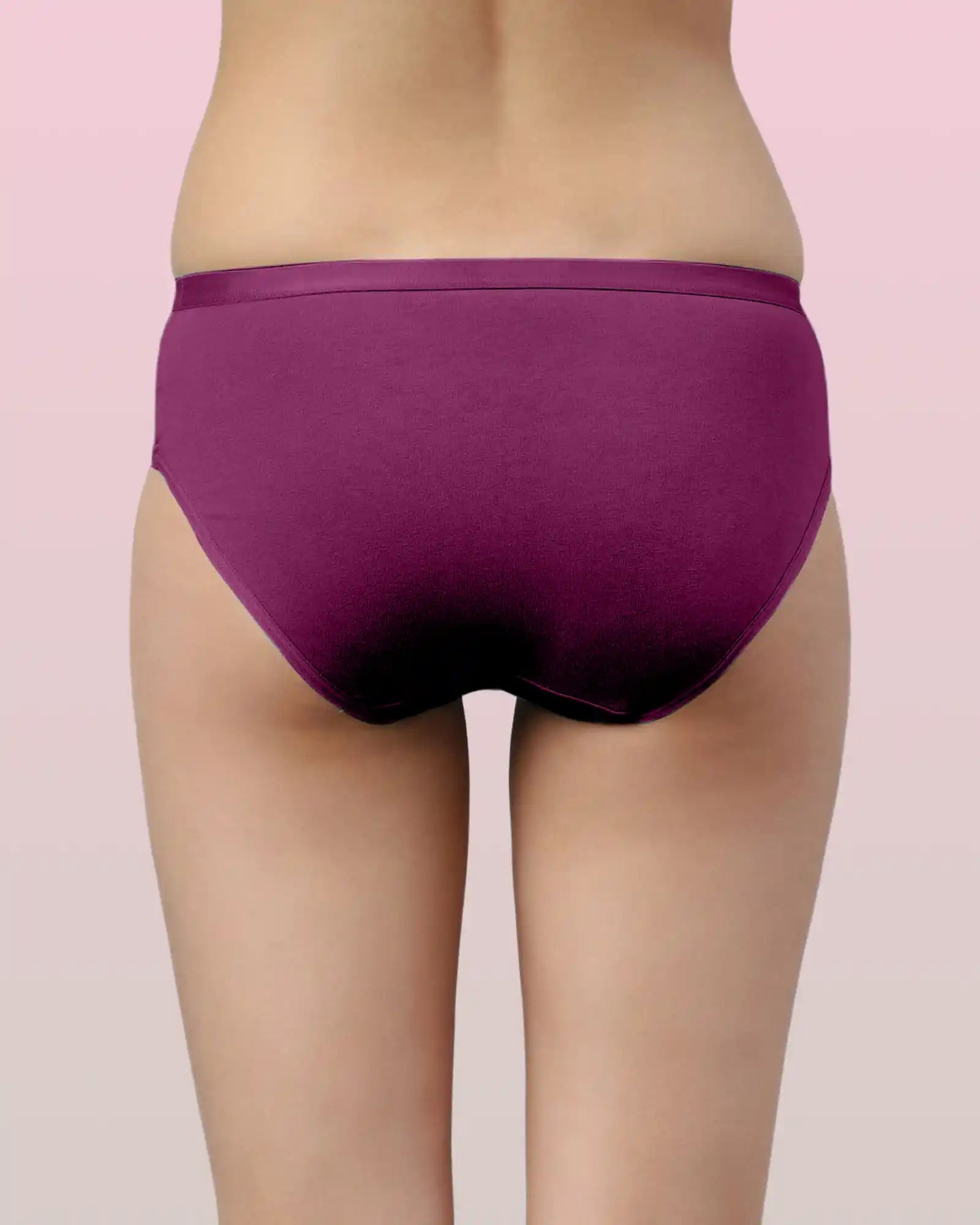 Joomie High Coverage Cotton Spandex Hipster Panty with Stay-Fresh Treatment (Pack of 3)