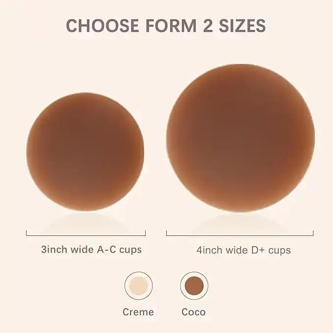 Invisible Nipple Pasties – Seamless Silicone Reusable Covers